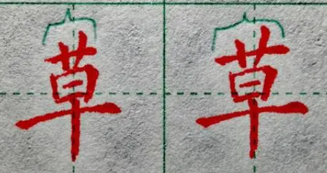 草字头的字