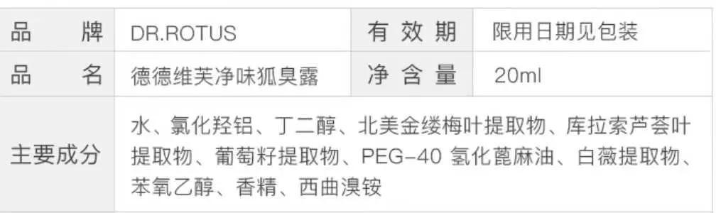 狐臭用哪种止汗剂好用