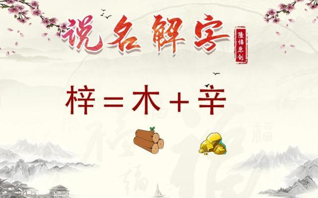 梓字取名的寓意