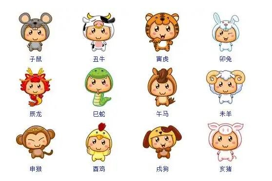 十二生肖排序