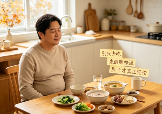 入秋后别着急“贴秋膘”！“湿气肚”越补越胀，先醒脾祛湿才是正经事