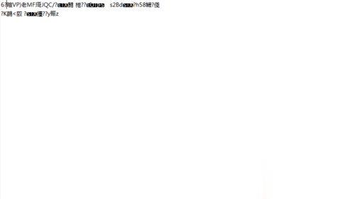 WINDOWS乱码的乱码大全