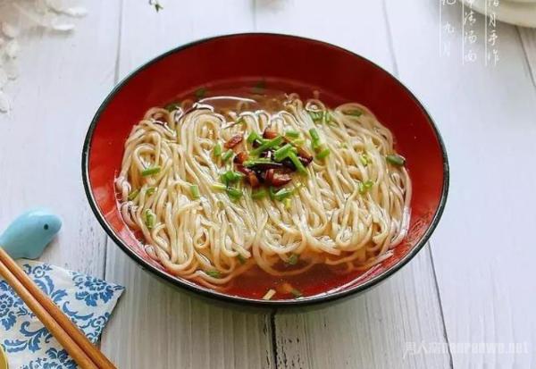 清汤面的做法