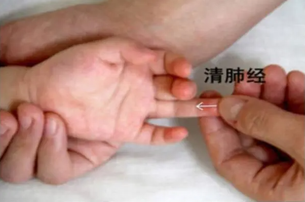 小儿推拿退烧六步图